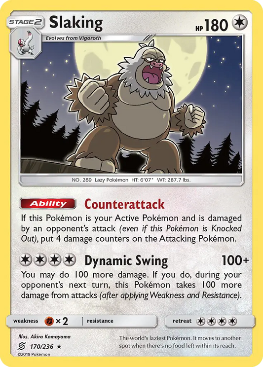 Slaking 170 Unified Minds Pokesingles