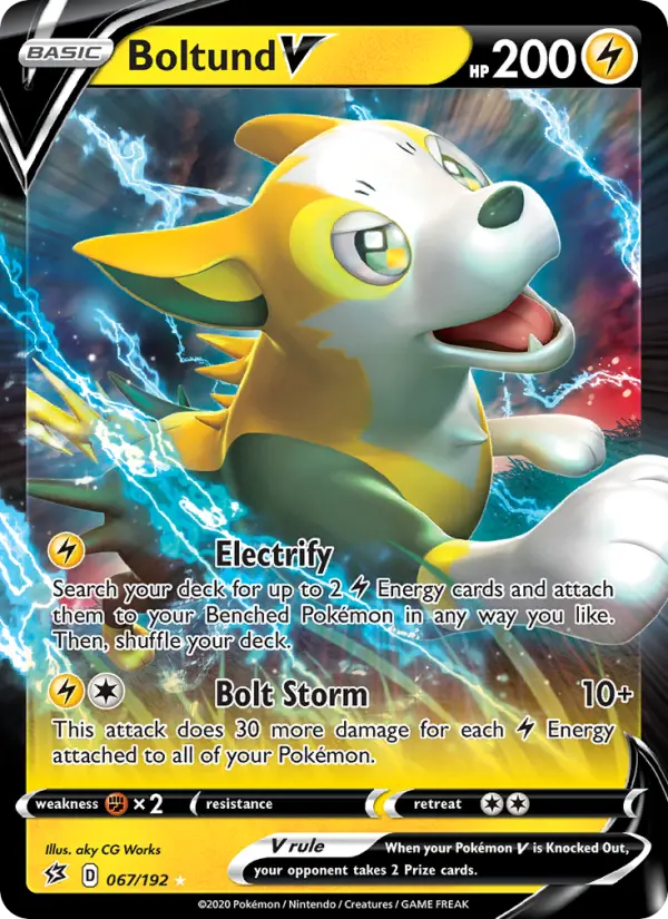 Boltund V 67 Rebel Clash Pokesingles