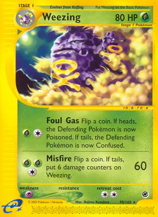 Weezing 70 Expedition Base Set Pokesingles