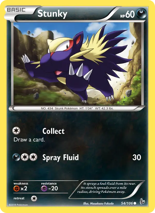 Stunky 54 Flashfire Pokesingles