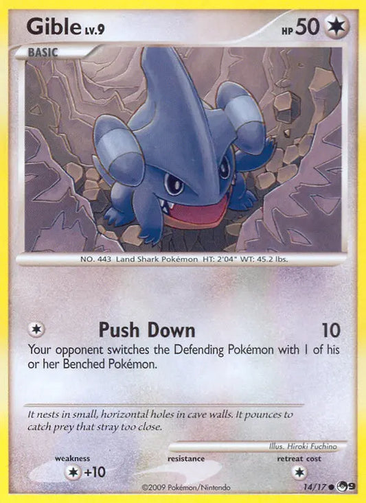 Gible 14 POP Series 9 Pokesingles