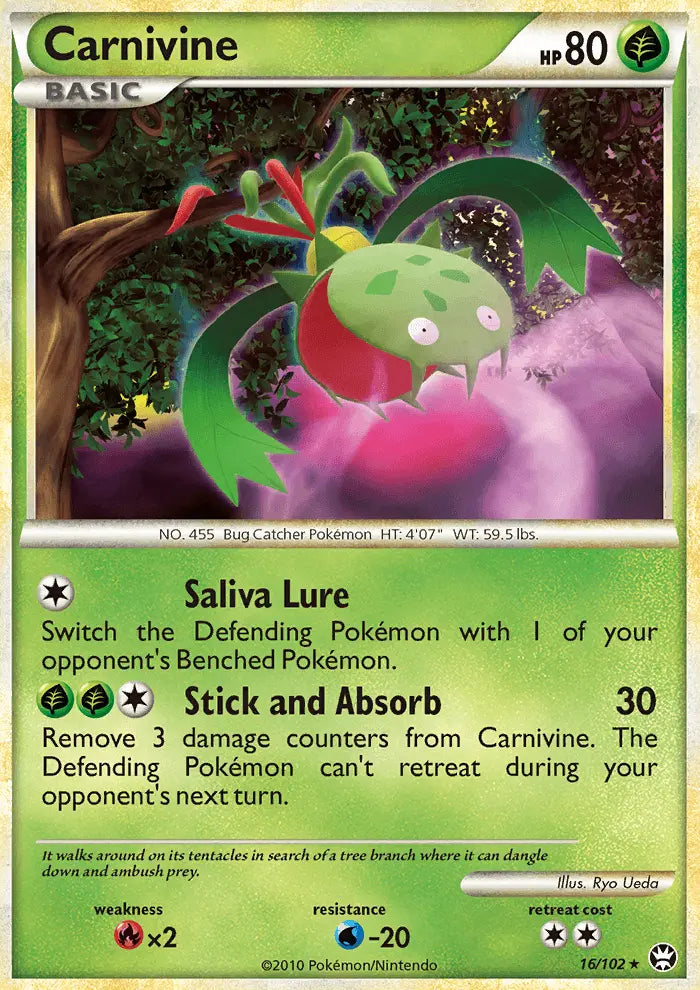 Carnivine 16 Triumphant Pokesingles