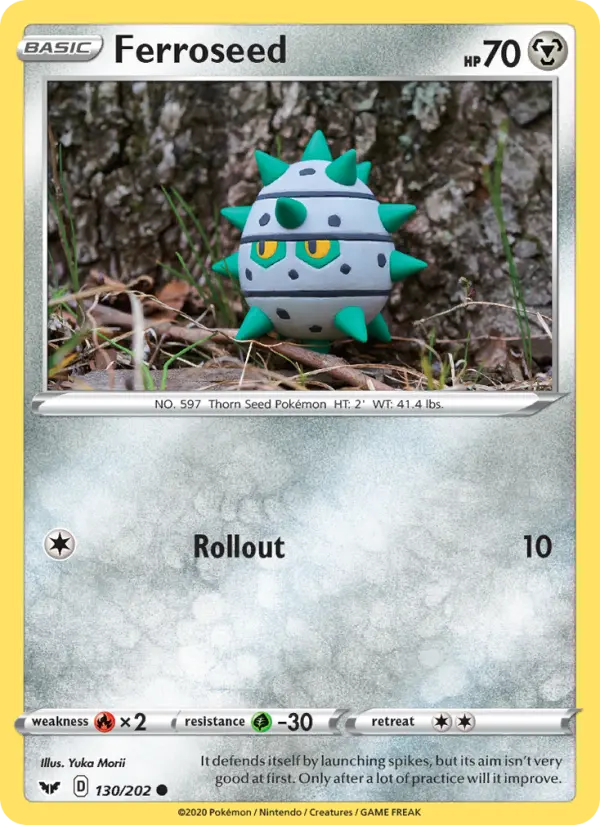 Ferroseed 130 Sword & Shield Pokesingles