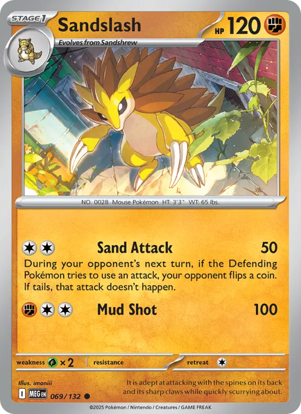 Sandslash 69 Mega Evolution Pokesingles