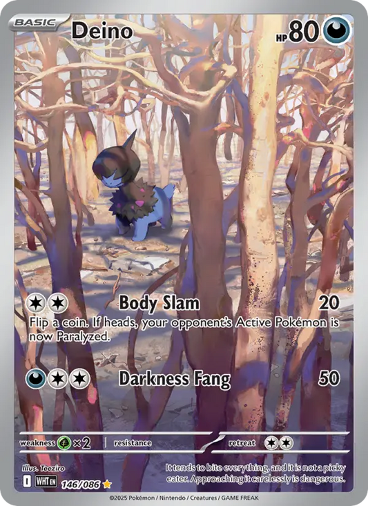 Deino 146 White Flare Pokesingles