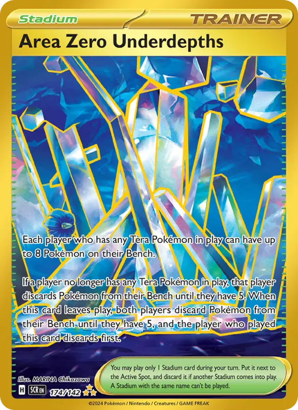 Area Zero Underdepths 174 Stellar Crown Pokesingles