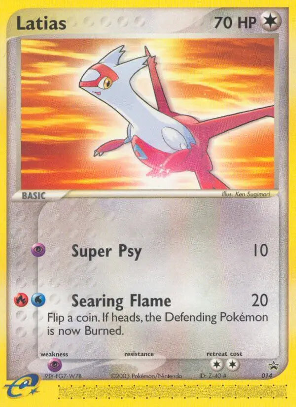 Latias 14 Nintendo Black Star Promos Pokesingles