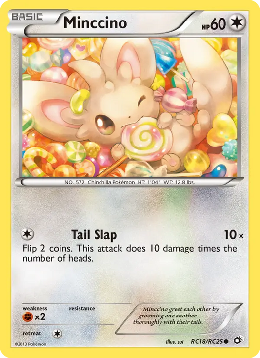 Minccino RC18 Legendary Treasures Pokesingles
