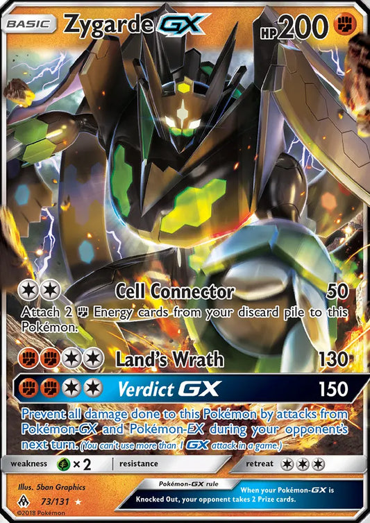 Zygarde GX 73 Forbidden Light Pokesingles