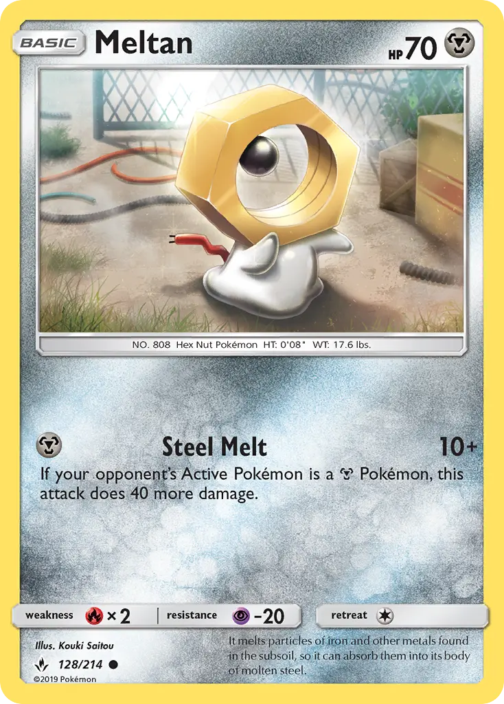 Meltan 128 Unbroken Bonds Pokesingles