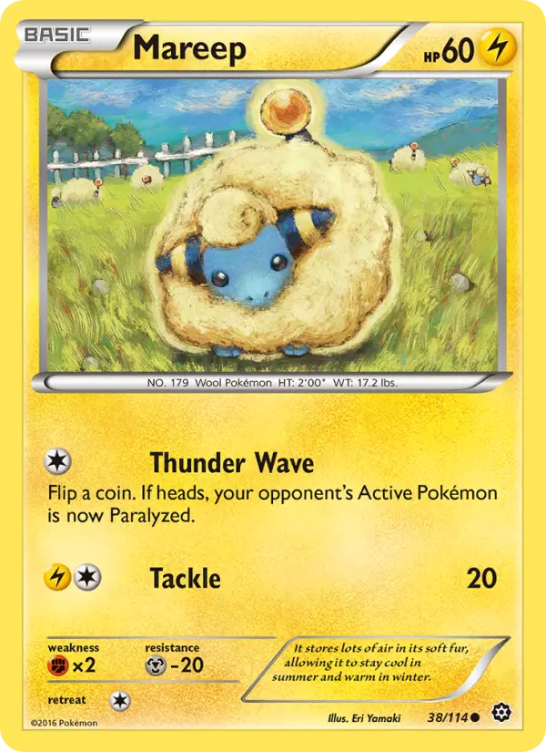 Mareep 38 Steam Siege Pokesingles