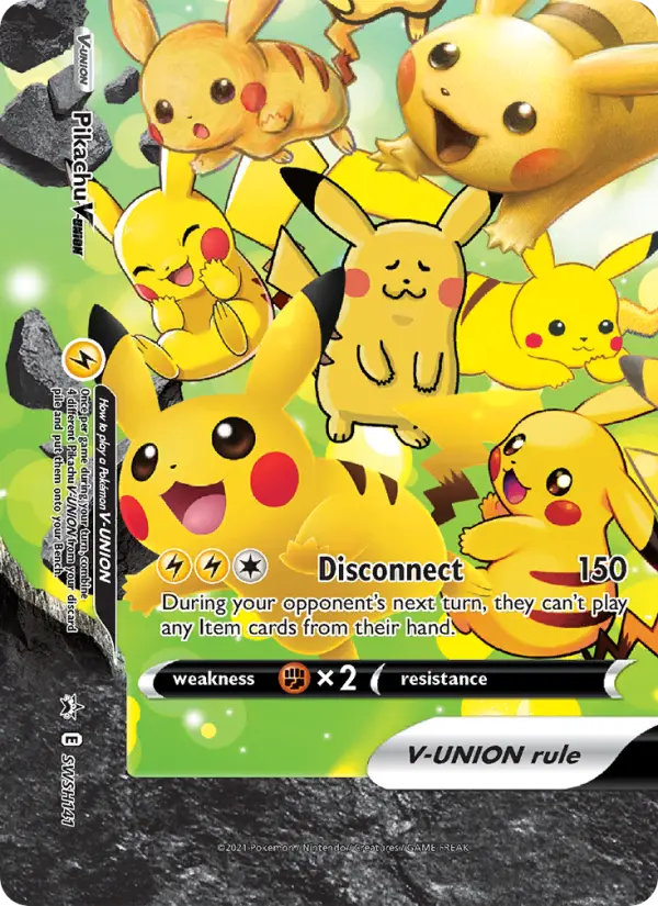 Pikachu V-UNION SWSH141 SWSH Black Star Promos Pokesingles
