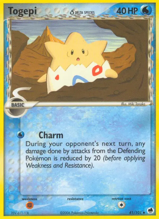 Togepi δ 41 Dragon Frontiers Pokesingles