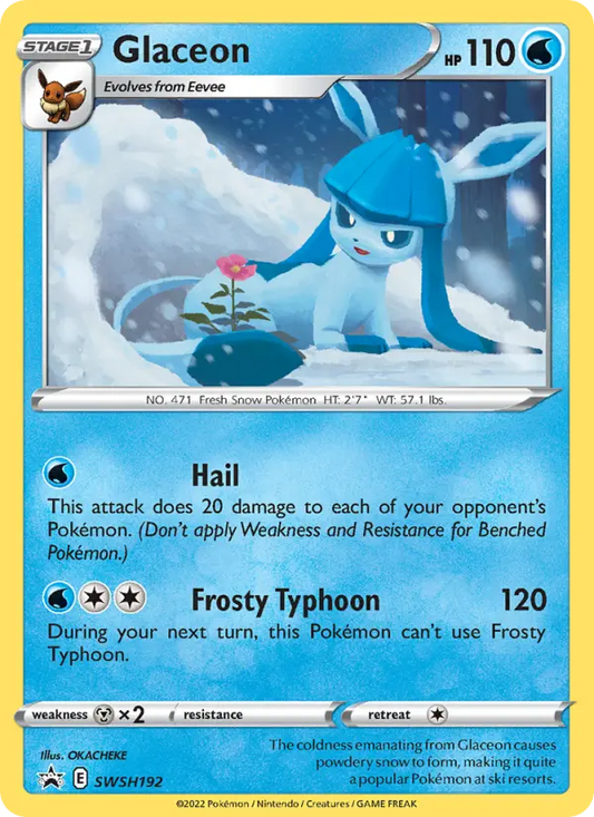 Glaceon SWSH192 SWSH Black Star Promos Pokesingles