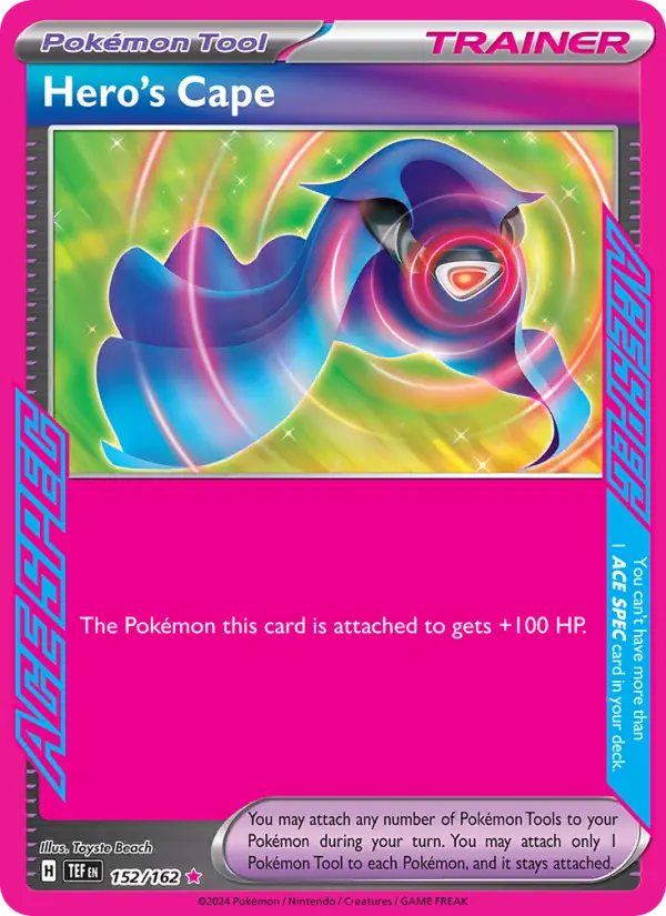 Hero's Cape 152 Temporal Forces Pokesingles