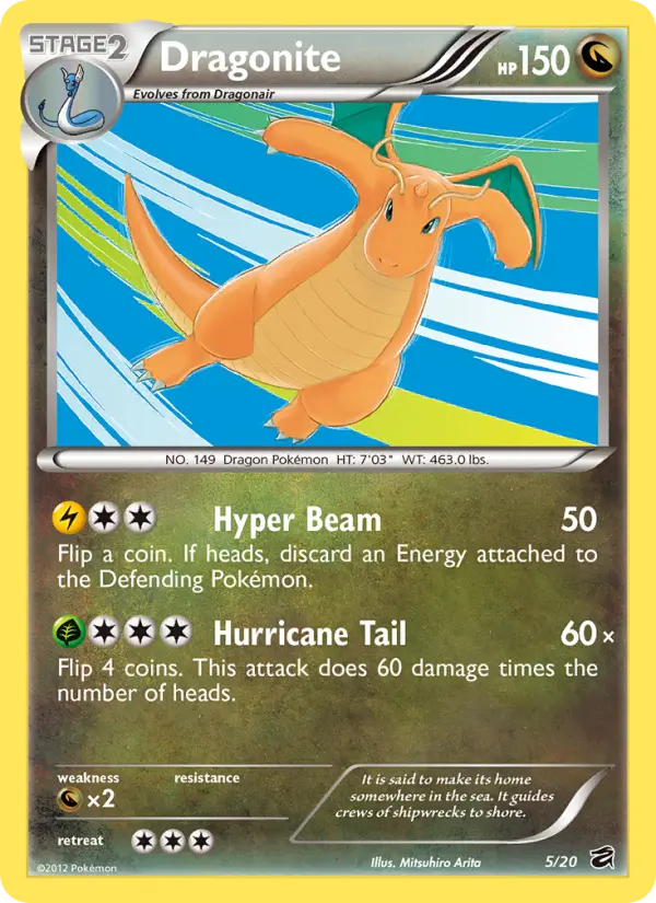 Dragonite 5 Dragon Vault Pokesingles
