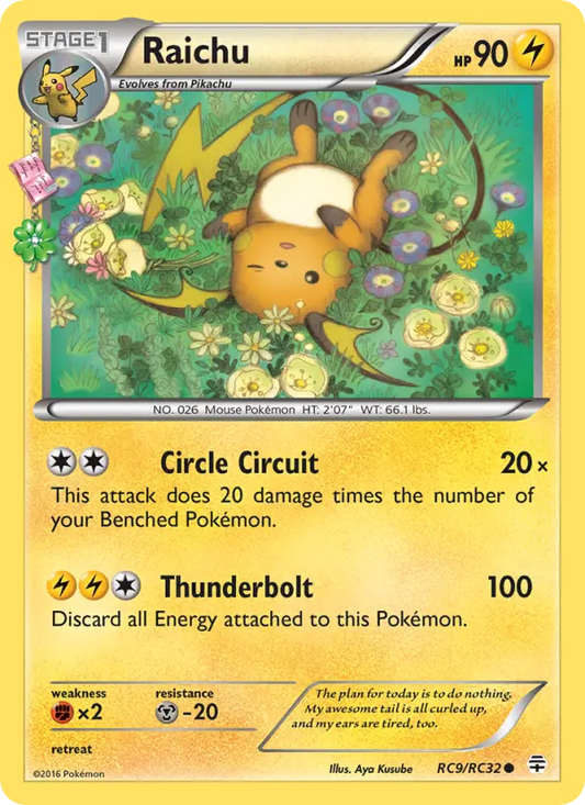 Raichu RC9 Generations Pokesingles