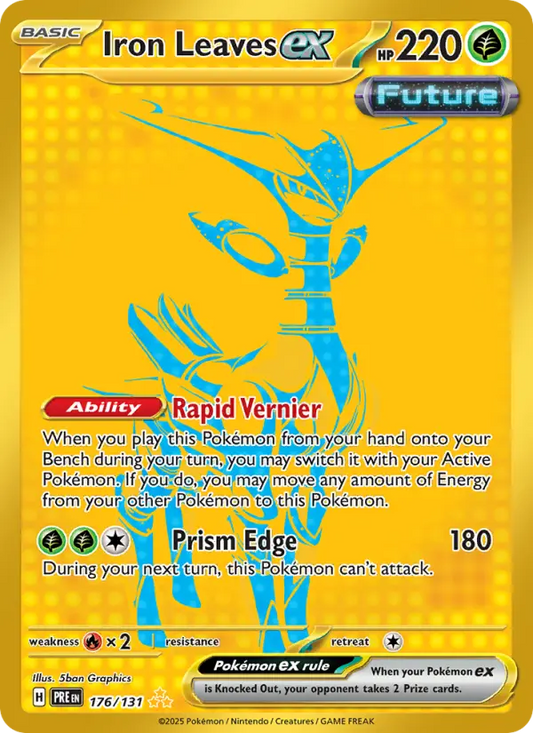 Iron Leaves ex 176 Prismatic Evolutions Pokesingles