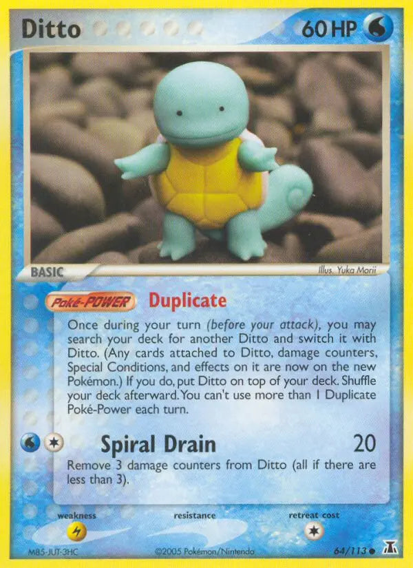 Ditto 64 Delta Species Pokesingles