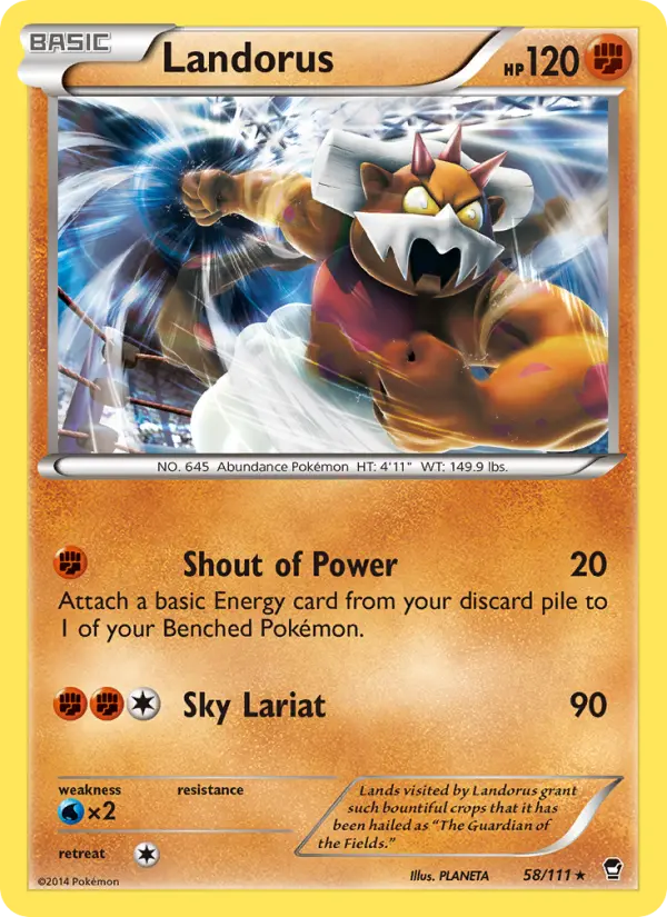 Landorus 58 Furious Fists Pokesingles