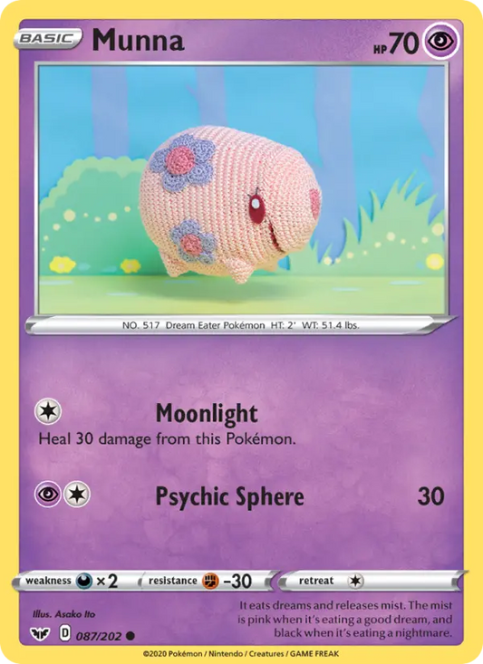 Munna 87 Sword & Shield Pokesingles