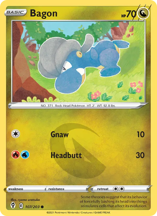 Bagon 107 Evolving Skies Pokesingles