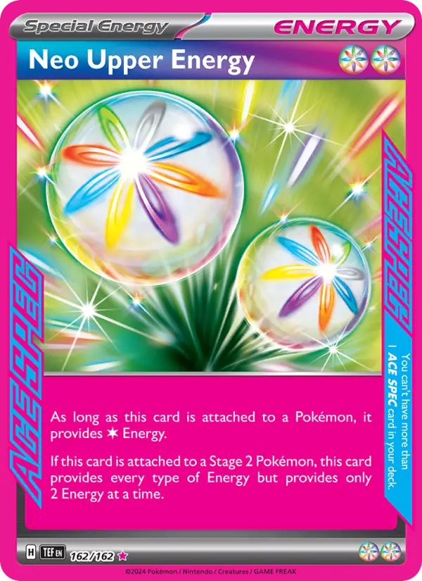 Neo Upper Energy 162 Temporal Forces Pokesingles