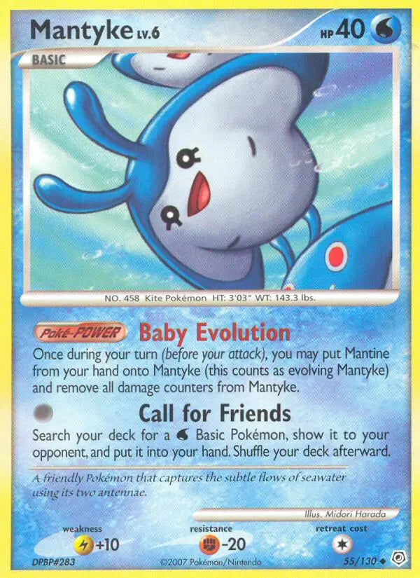 Mantyke 55 Diamond & Pearl Pokesingles