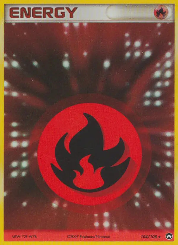 Fire Energy 104 Power Keepers Pokesingles