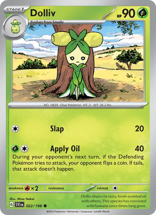 Dolliv 22 Scarlet & Violet Pokesingles