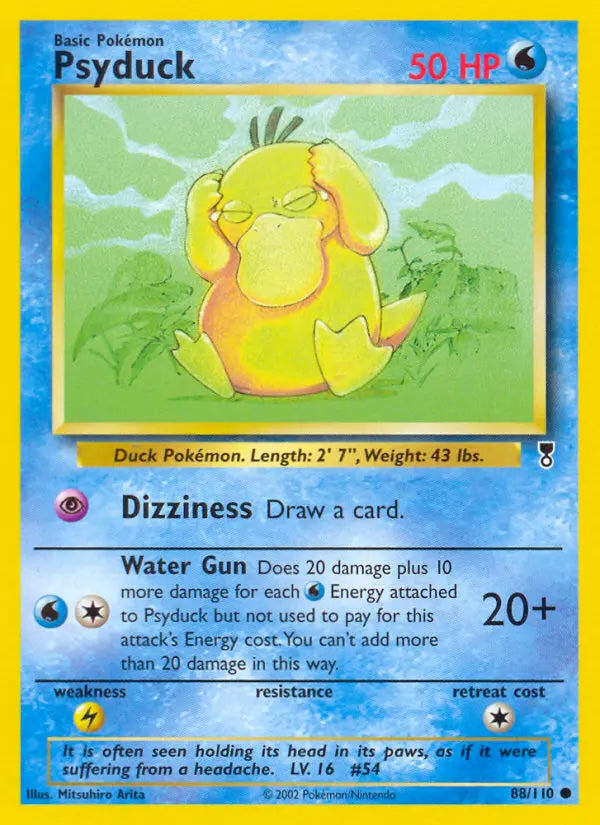 Psyduck 88 Legendary Collection Pokesingles