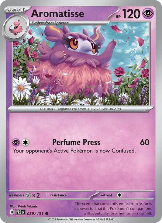 Aromatisse 39 Prismatic Evolutions Pokesingles