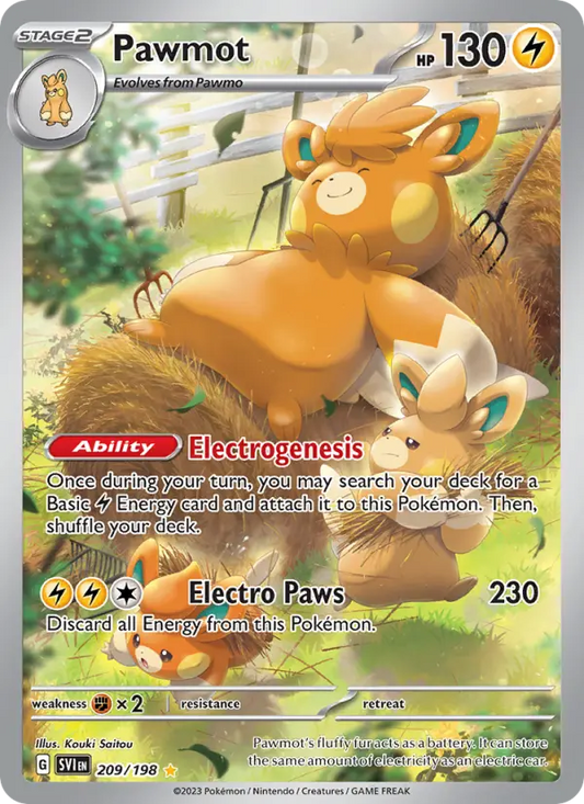 Pawmot 209 Scarlet & Violet Pokesingles