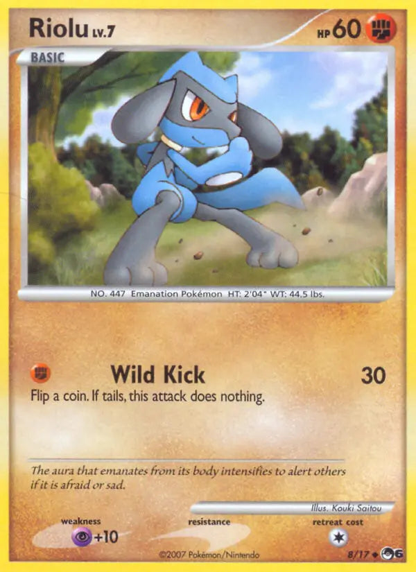Riolu 8 POP Series 6 Pokesingles
