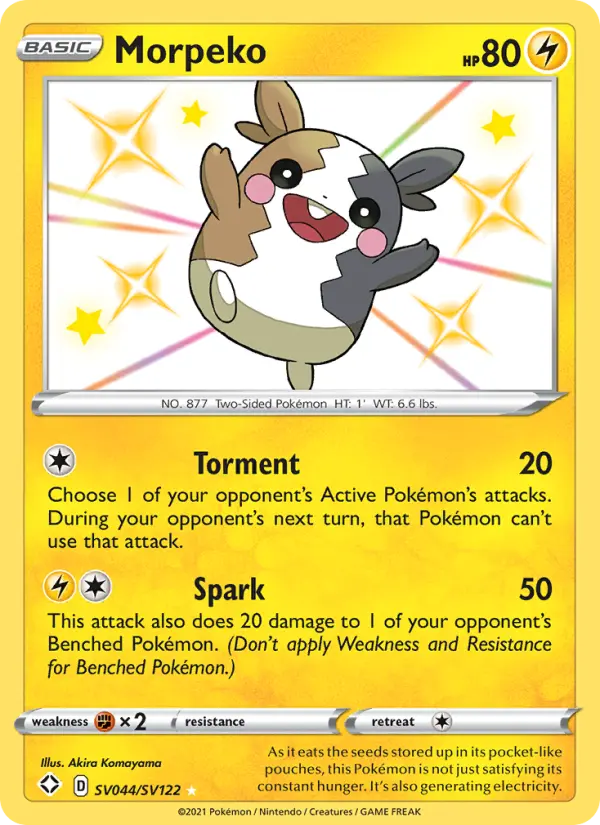 Morpeko SV044 Shining Fates Pokesingles