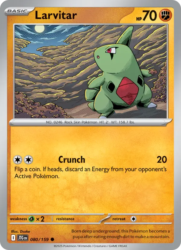 Larvitar 80 Journey Together Pokesingles