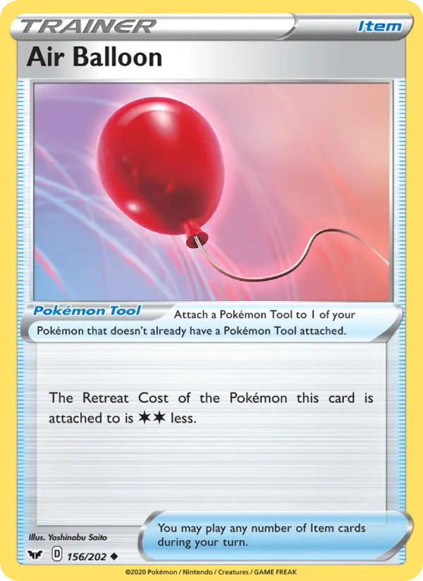Air Balloon 156 Sword & Shield Pokesingles