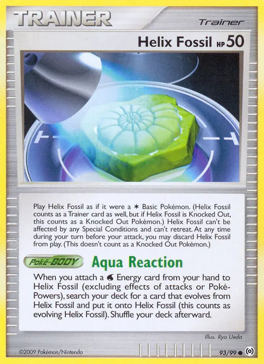 Helix Fossil 93 Arceus Pokesingles