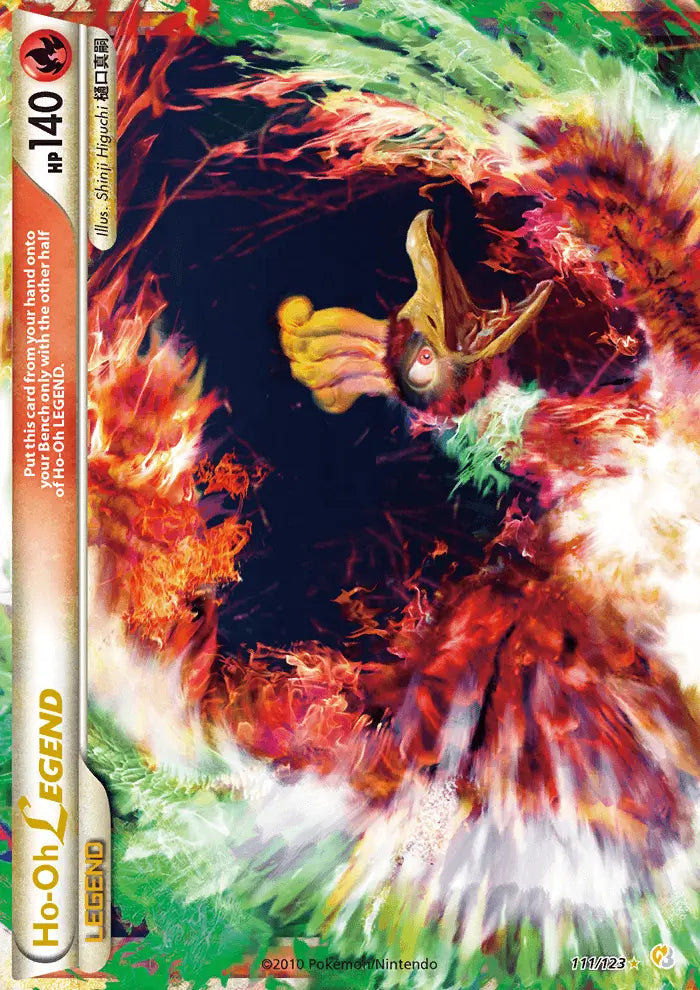 Ho-Oh LEGEND 111 HeartGold SoulSilver Pokesingles