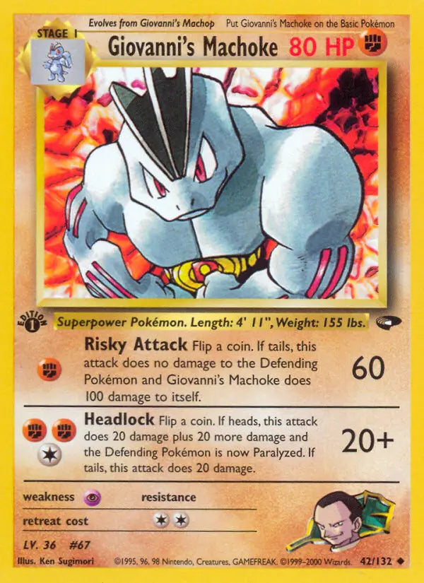 Giovanni's Machoke 42 Gym Challenge Pokesingles
