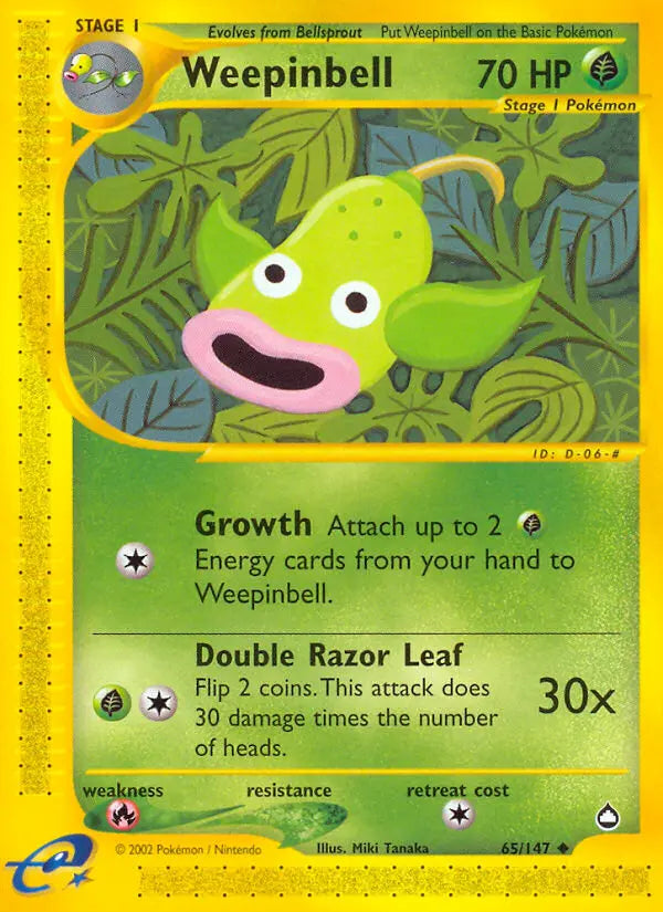Weepinbell 65 Aquapolis Pokesingles