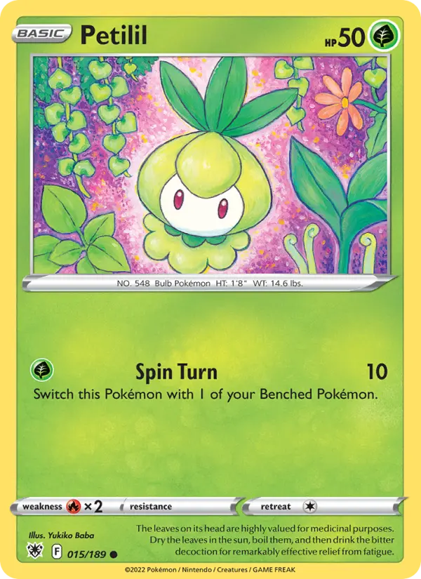 Petilil 15 Astral Radiance Pokesingles