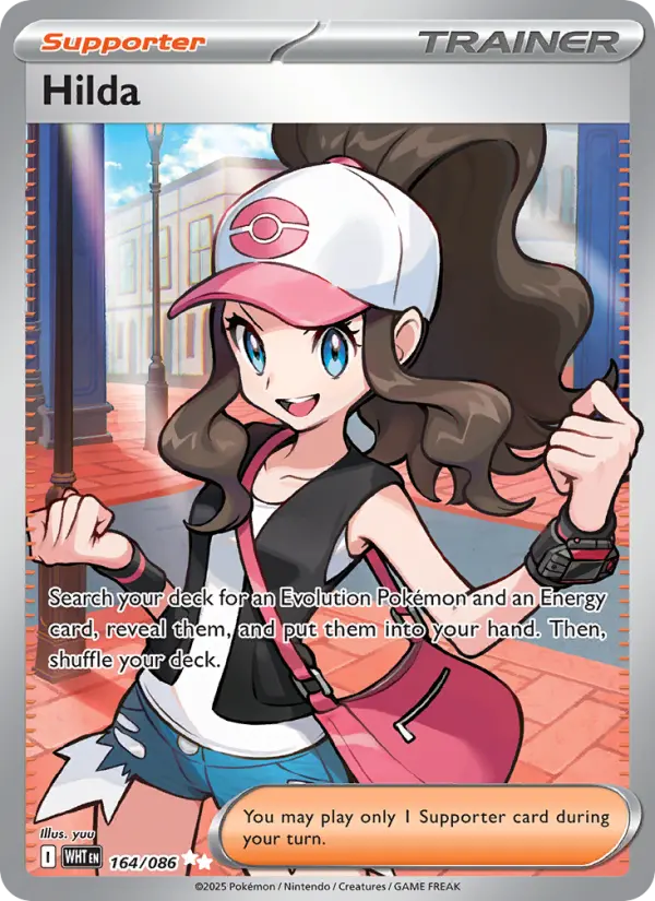 Hilda 164 White Flare Pokesingles