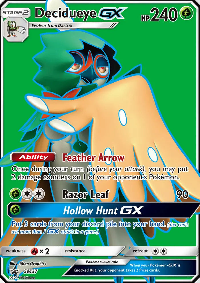 Decidueye GX SM37 SM Black Star Promos Pokesingles