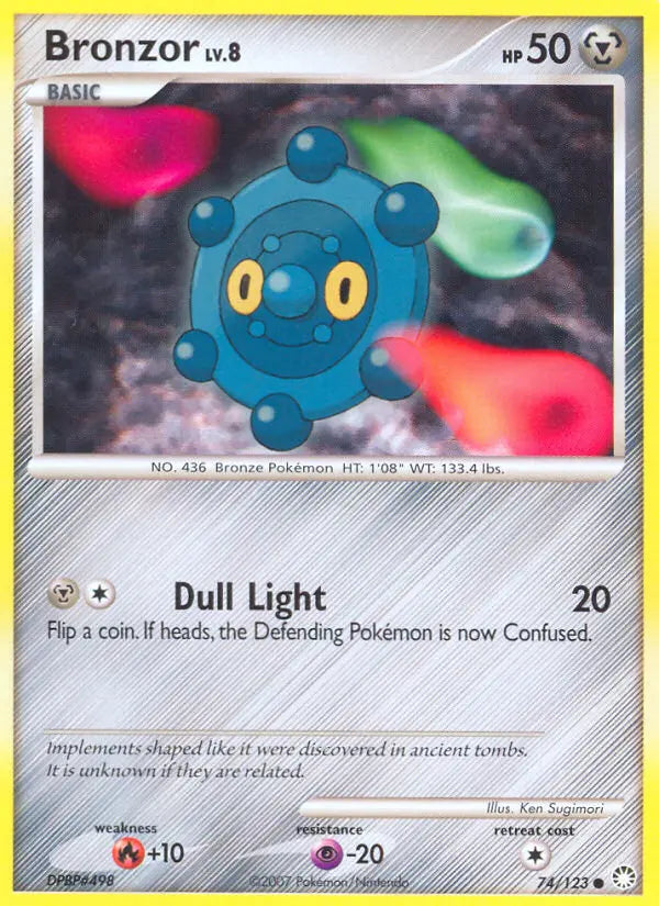 Bronzor 74 Mysterious Treasures Pokesingles