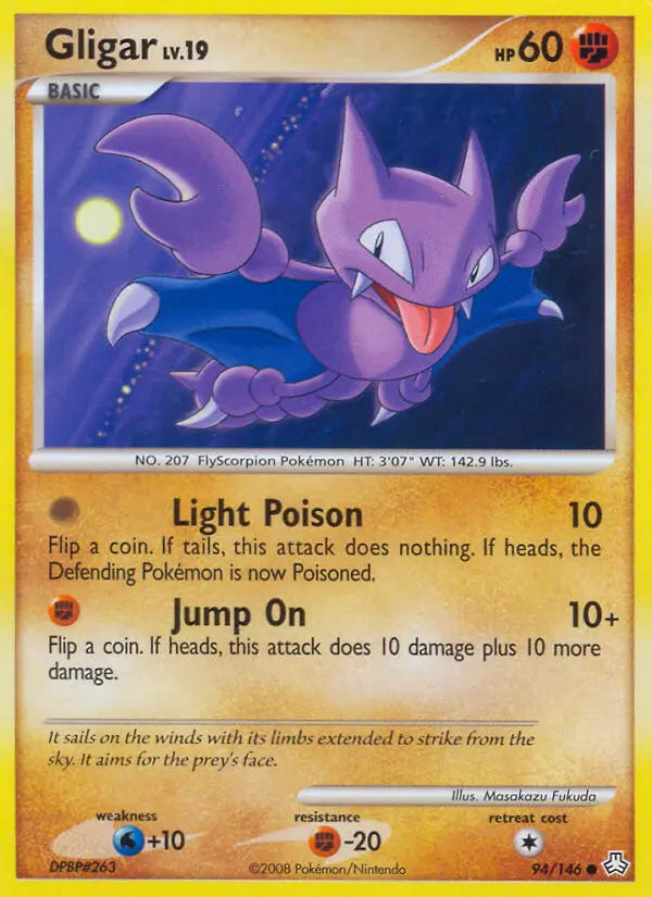 Gligar 94 Legends Awakened Pokesingles