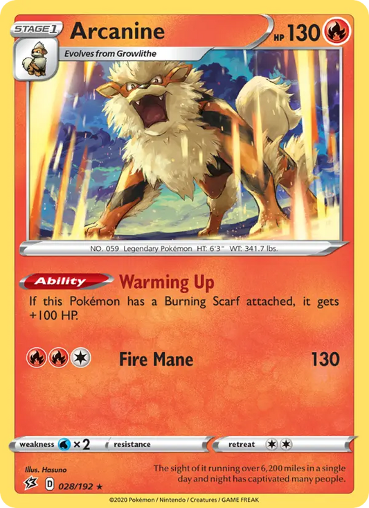 Arcanine 28 Rebel Clash Pokesingles