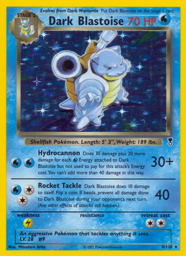 Dark Blastoise 4 Legendary Collection Pokesingles