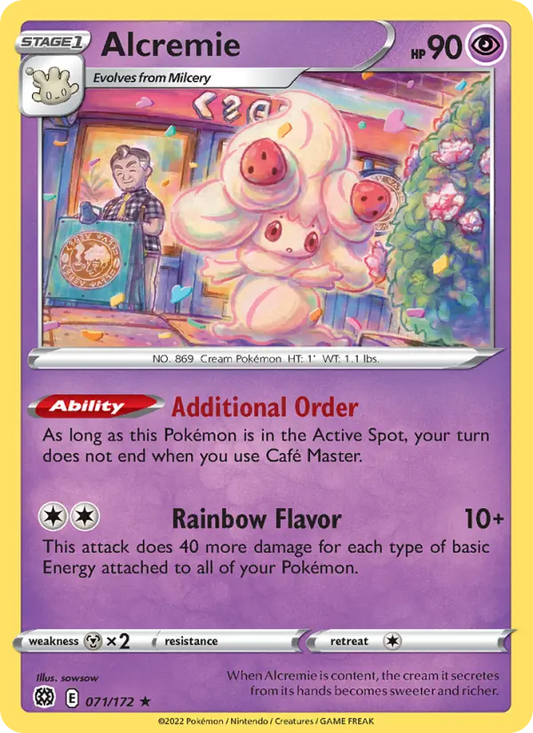 Alcremie 71 Brilliant Stars Pokesingles