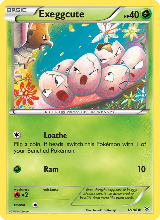 Exeggcute 1 Roaring Skies Pokesingles